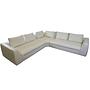 Bergamo Ecksofa Salto-Leder 096 Schneeweiß 2