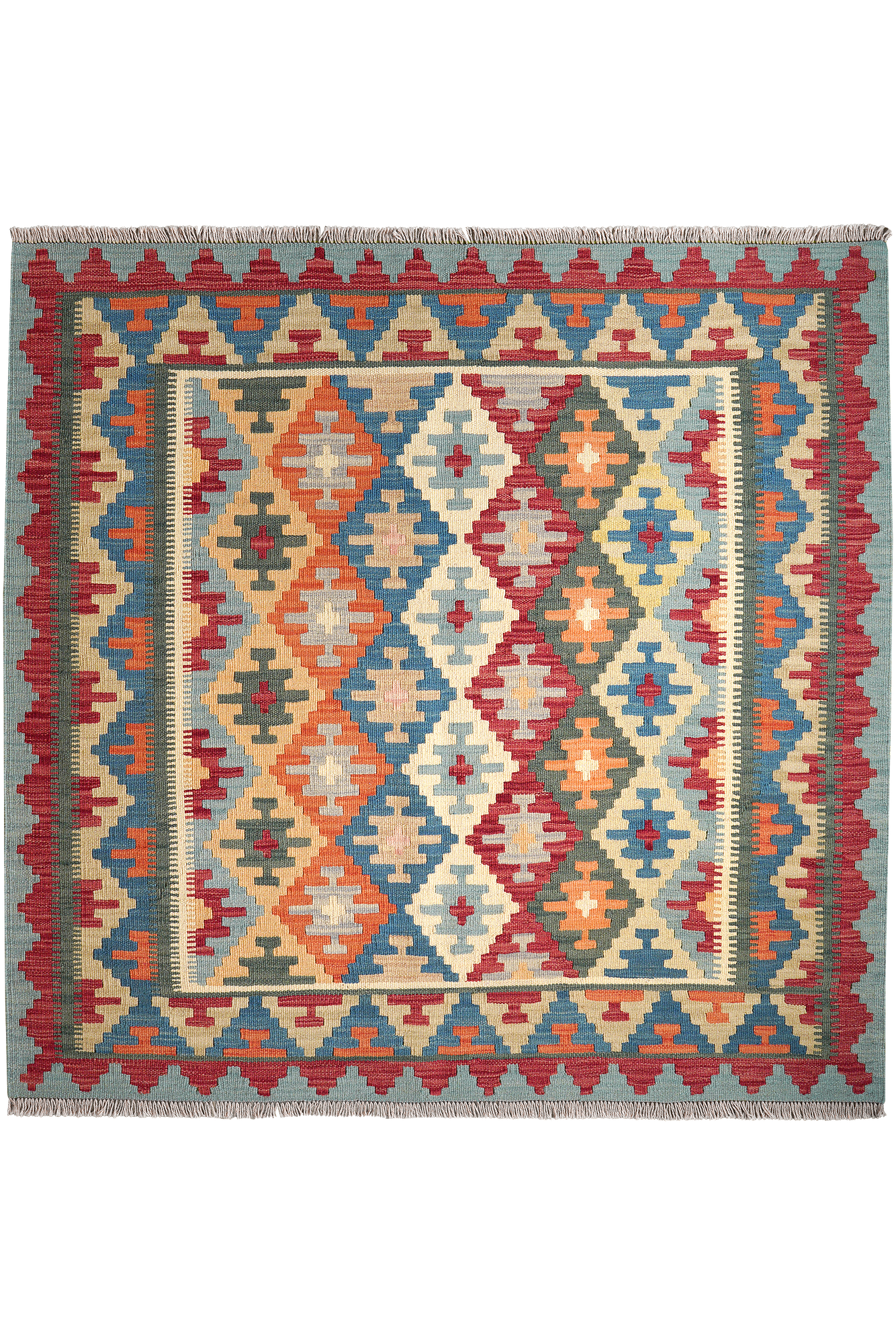 Kelim Gashgai Wool Multicolored 0
