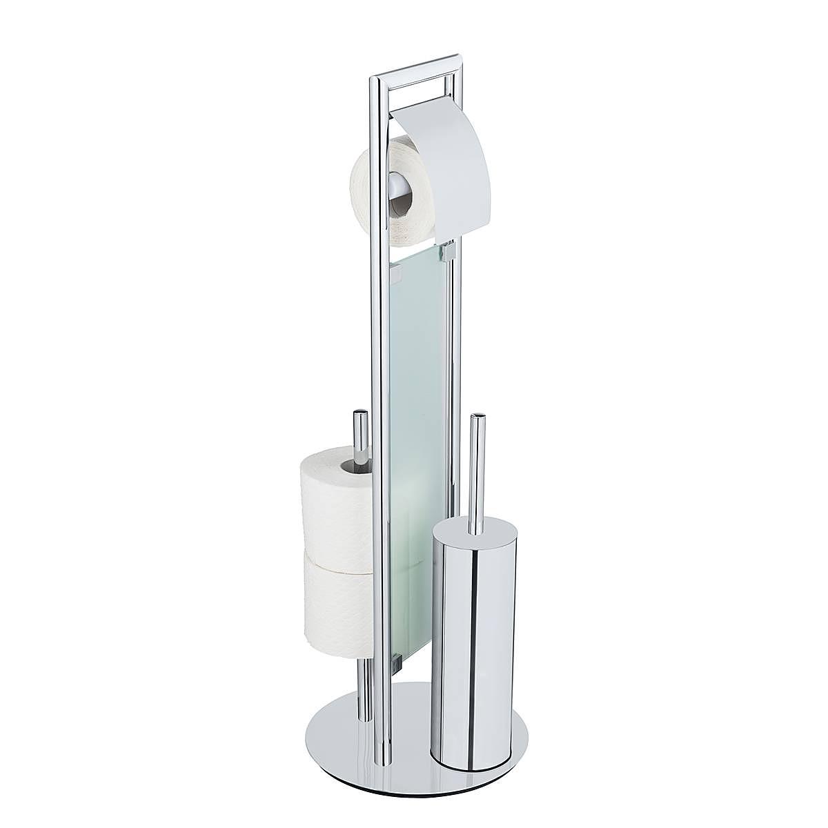 WC-Garnitur Sulmona Edelstahl Silber 2