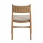 2x Esszimmerstuhl Textil Holz Beige 4