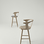 In Between SK9 Bar stool Oak 3