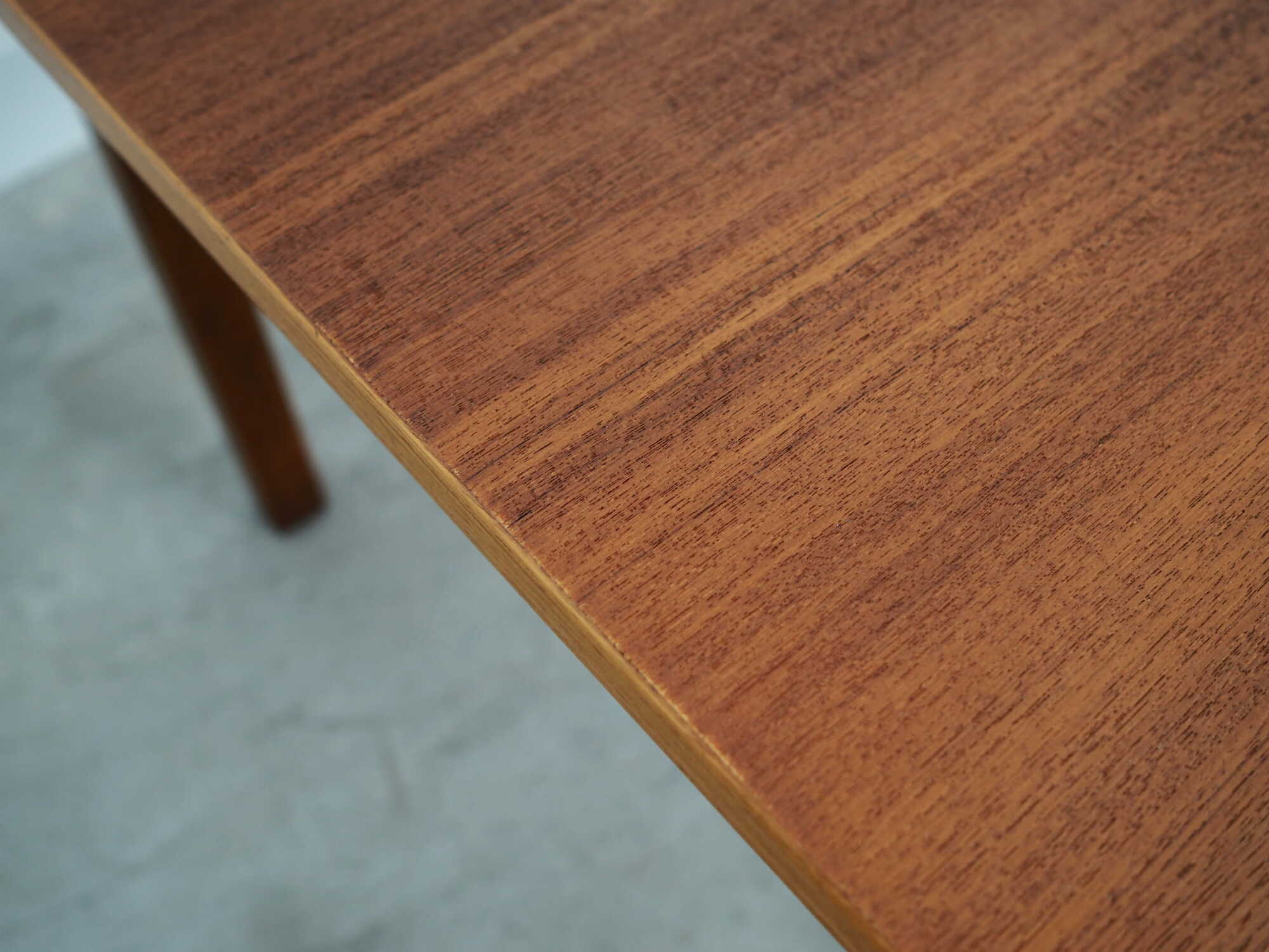 Vintage Coffee Table Teak Wood Brown 1970s 6