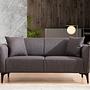 Belissimo 2-seater sofa dark grey 0