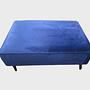 Hocker Samt Blau 2