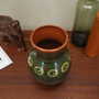 Vintage Vase Ceramic Multicolor 1970s 3