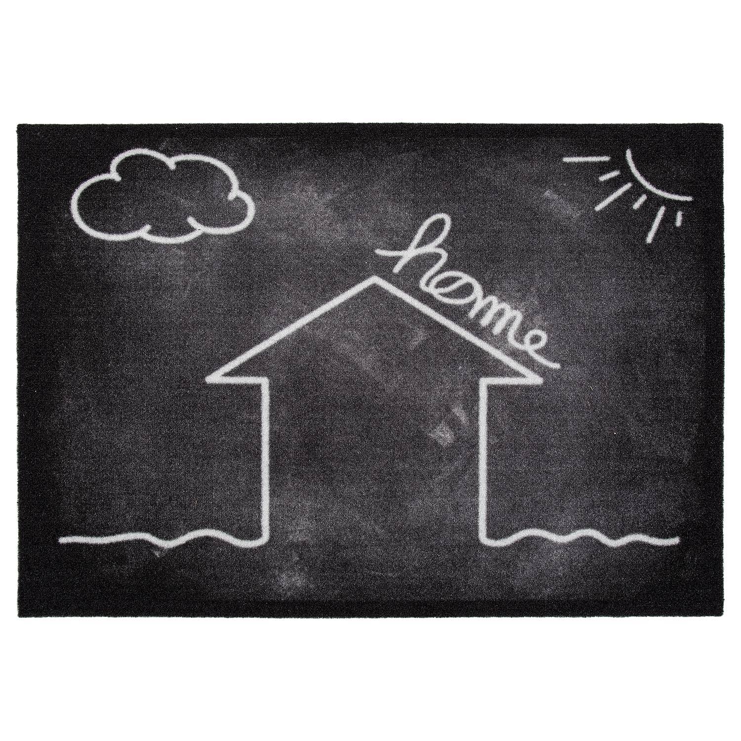Fußmatte Lieblingsheim Kunststoff Schwarz 0