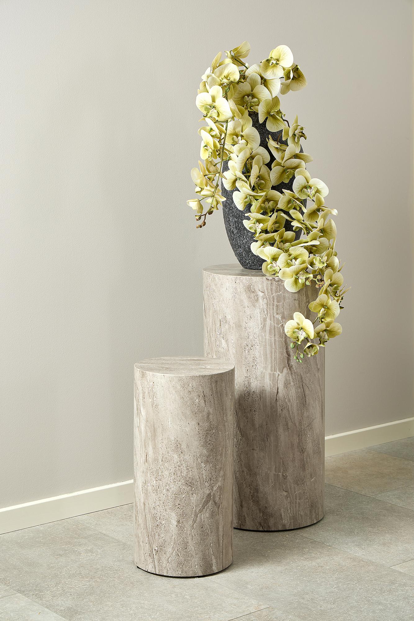 2x Side table Sukatari Marble Grey Decor 4