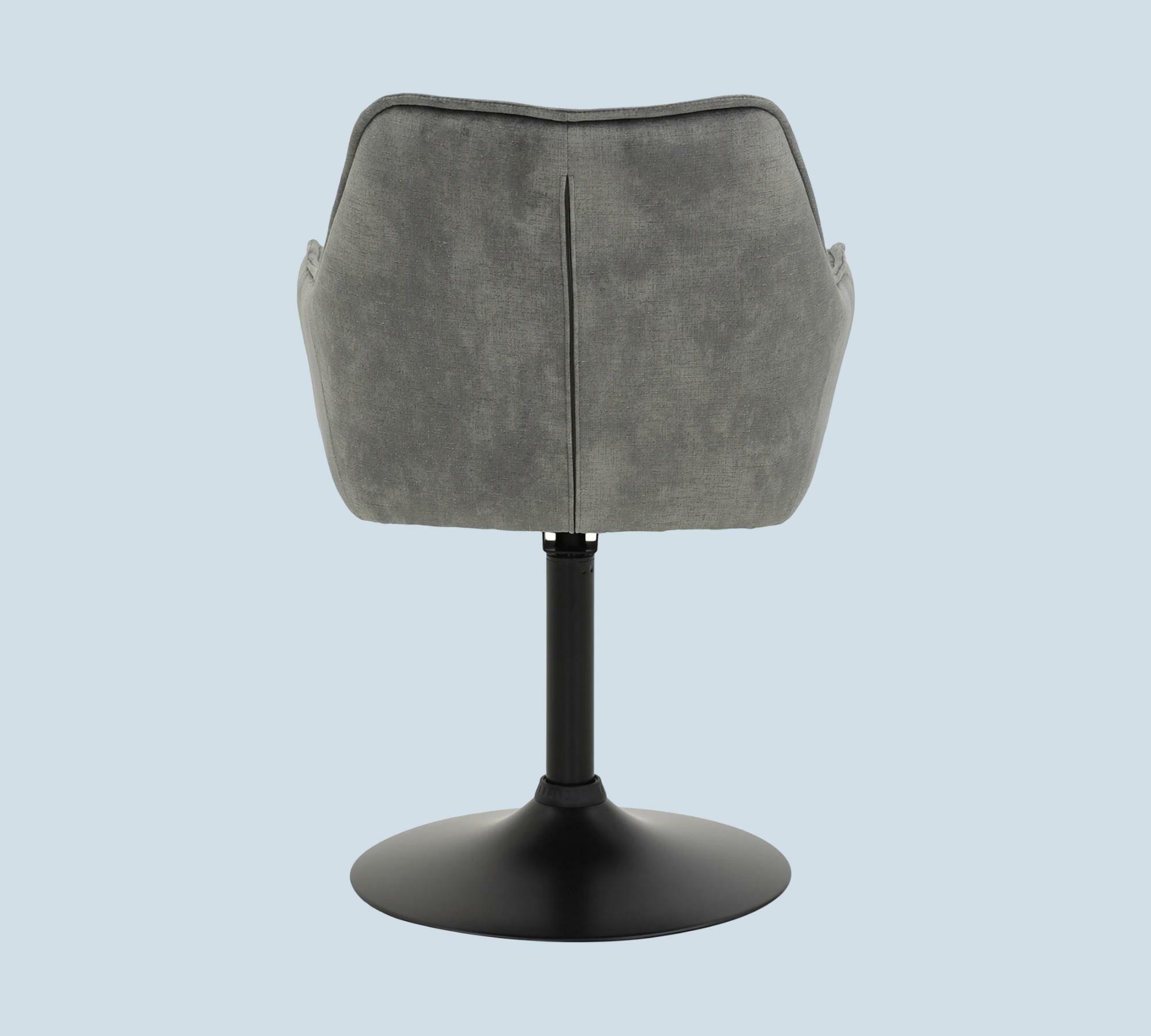 2x Armchair tufted velvet grey 4