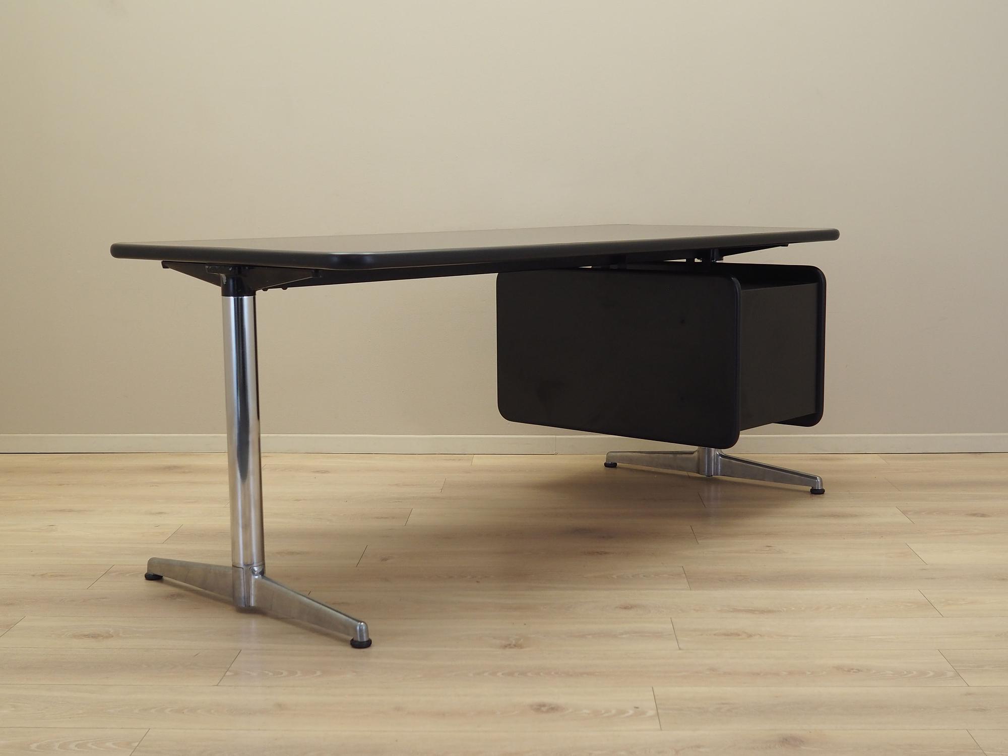 Schreibtisch Metall Laminat 1970er Jahre 8