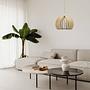 Atlas Pendelleuchte Holz 35cm 9