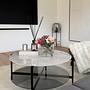 Coffee table HAYESTOWN ceramic marble white 3