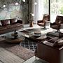 Armchair Leather Chocolate Brown 3