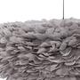 Nicola  Pendant Light  Artificial Feather  Black/Grey  X-Large 1