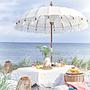 Parasol MACRAMÉ Cotton Mango wood 180 cm 0