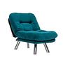 Misa Small Solo Sofa Bed 1-seater Petrol Green 6