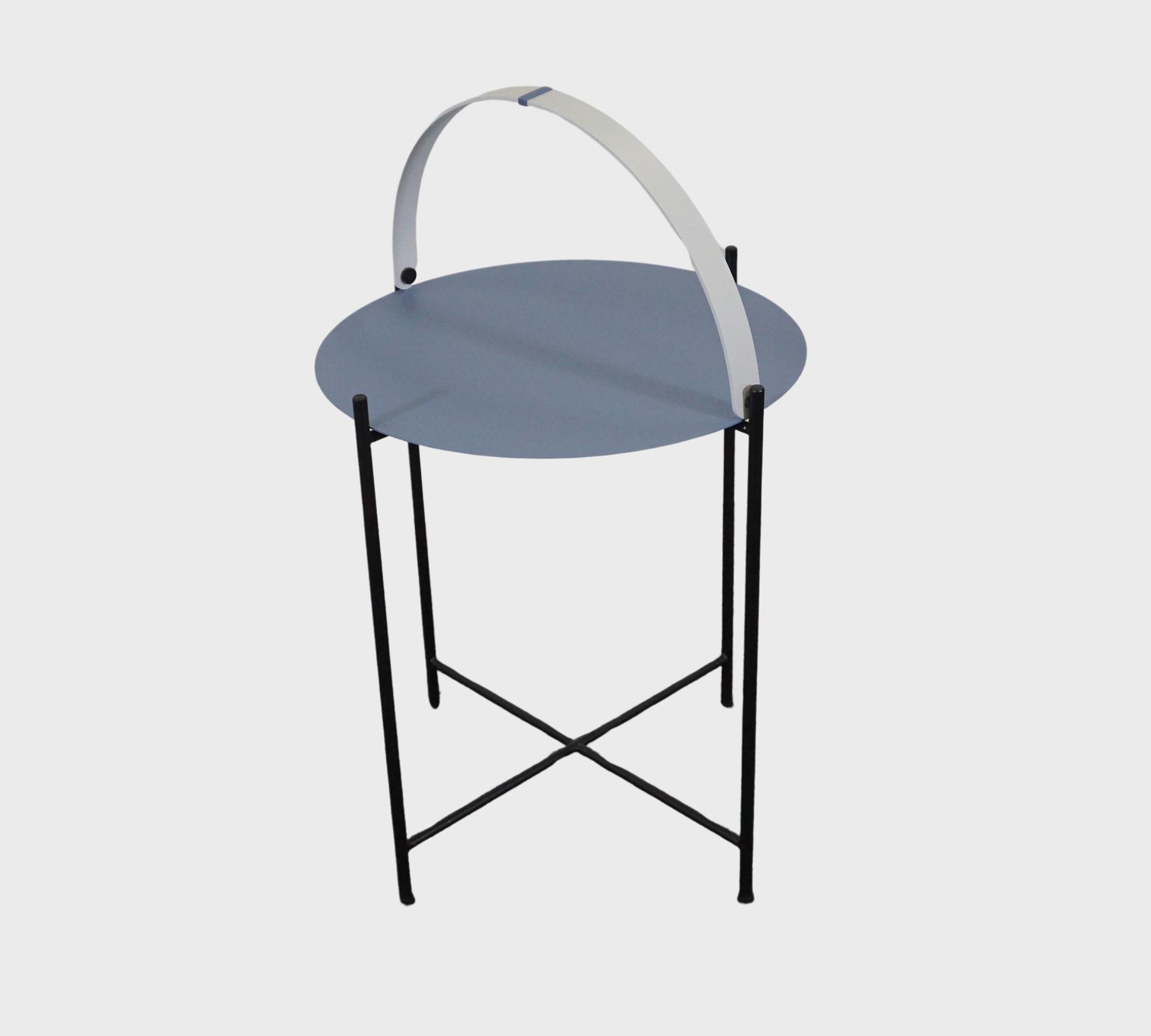 EDGE Serviertisch 76cm Taubenblau 3