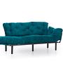 Nitta Triple Sofa Bed 3-seater petrol green 7