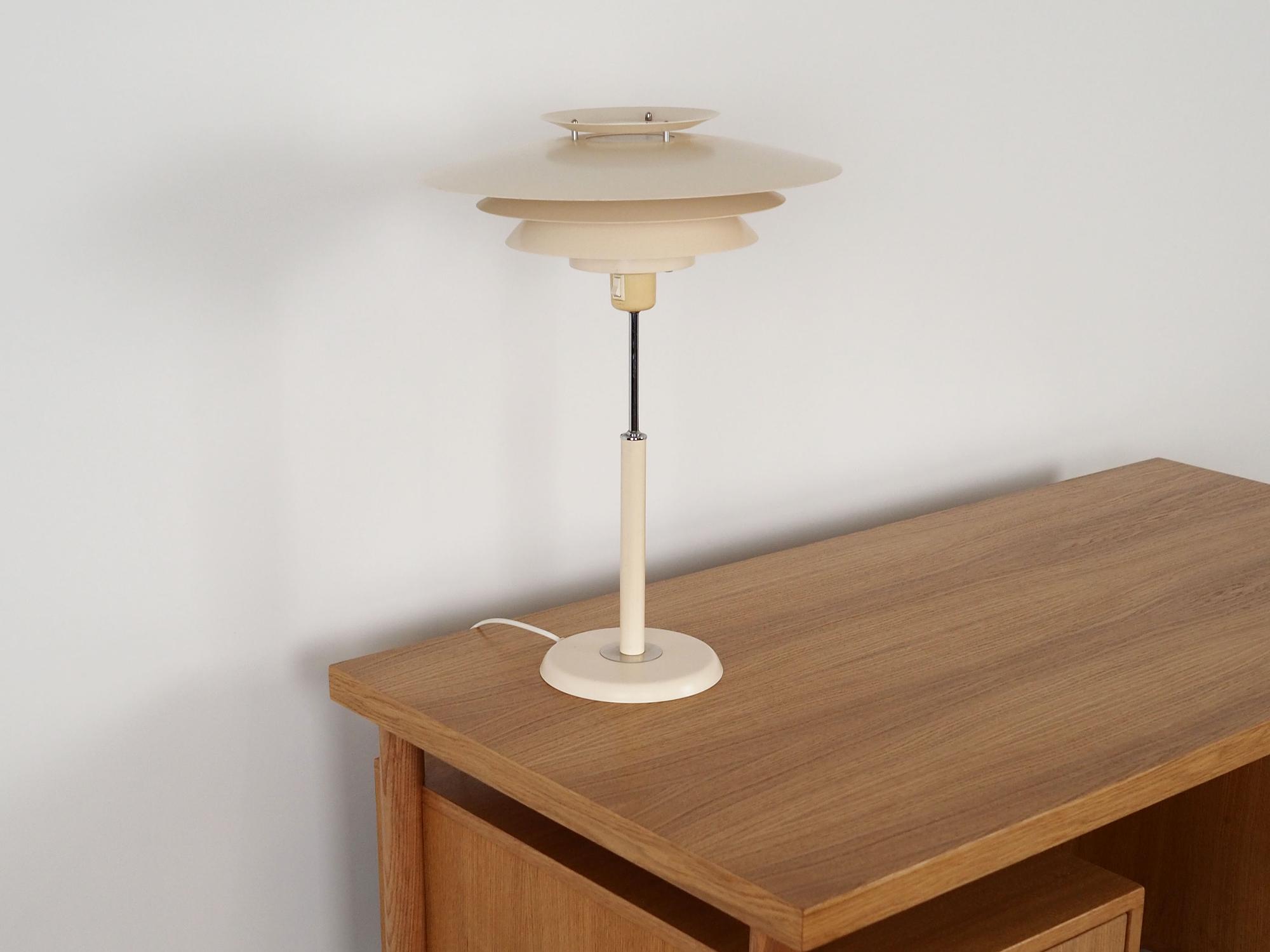 Tischlampe Metall 1970er Jahre 4