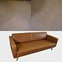 Johan 3-seater sofa leather cognac 5