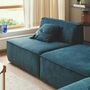 1-seater sofa module Danny Dusty Blue 0