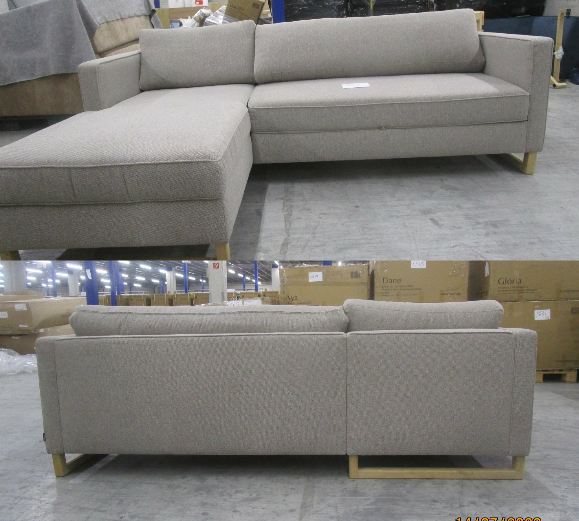 Madison Schlafsofa Récamiere Links Agnes Brown 7