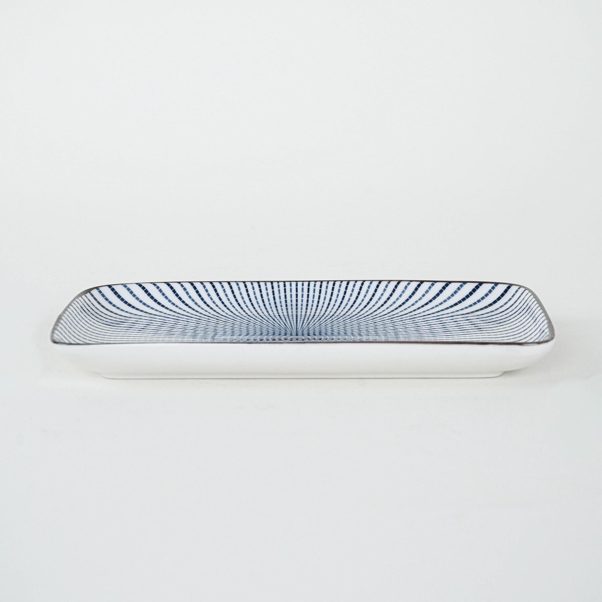 Porcelain plate Light blue 1970s 1