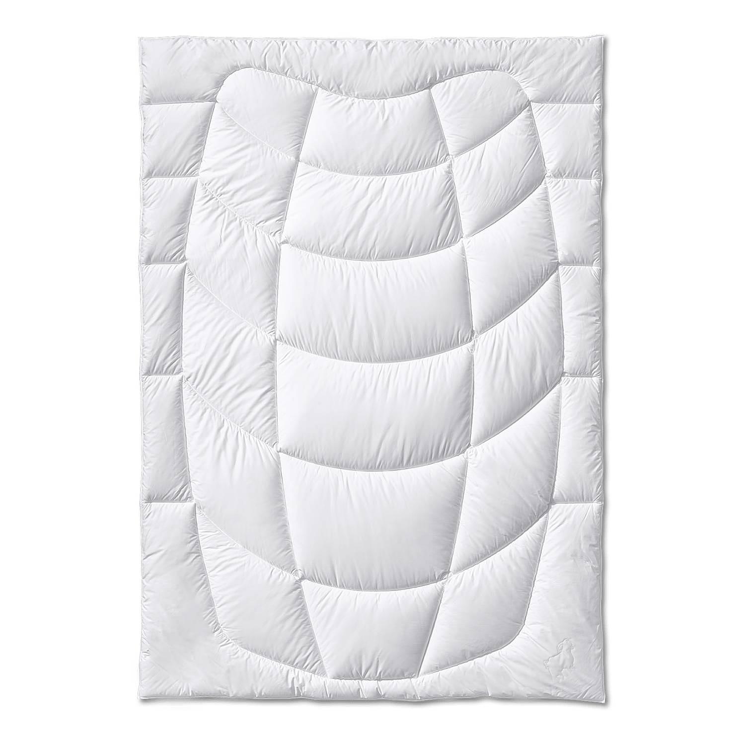 Bettdecke Cashmere Mono Baumwolle Cashmere Weiß 155 x 220 cm 0