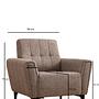 Hamlet 1-seater sofa light brown 5