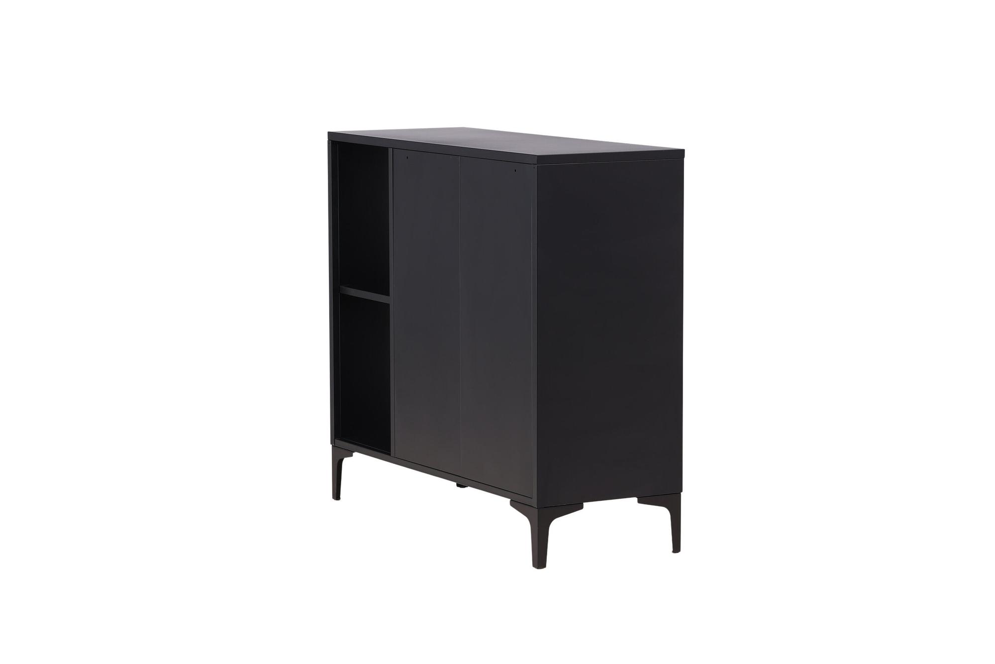 Plate Cabinet Steel Black 8