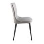 Dining chair textile grey 5