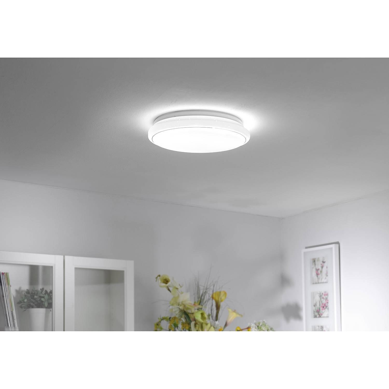 LED Ceiling Light Jupiter 1-Light Plastic Steel 4