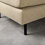 Sofa 3-Seater Chaiselongue Left Right Dillon Cream 7