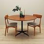 Dining table Teak wood 1970s 120cm 1