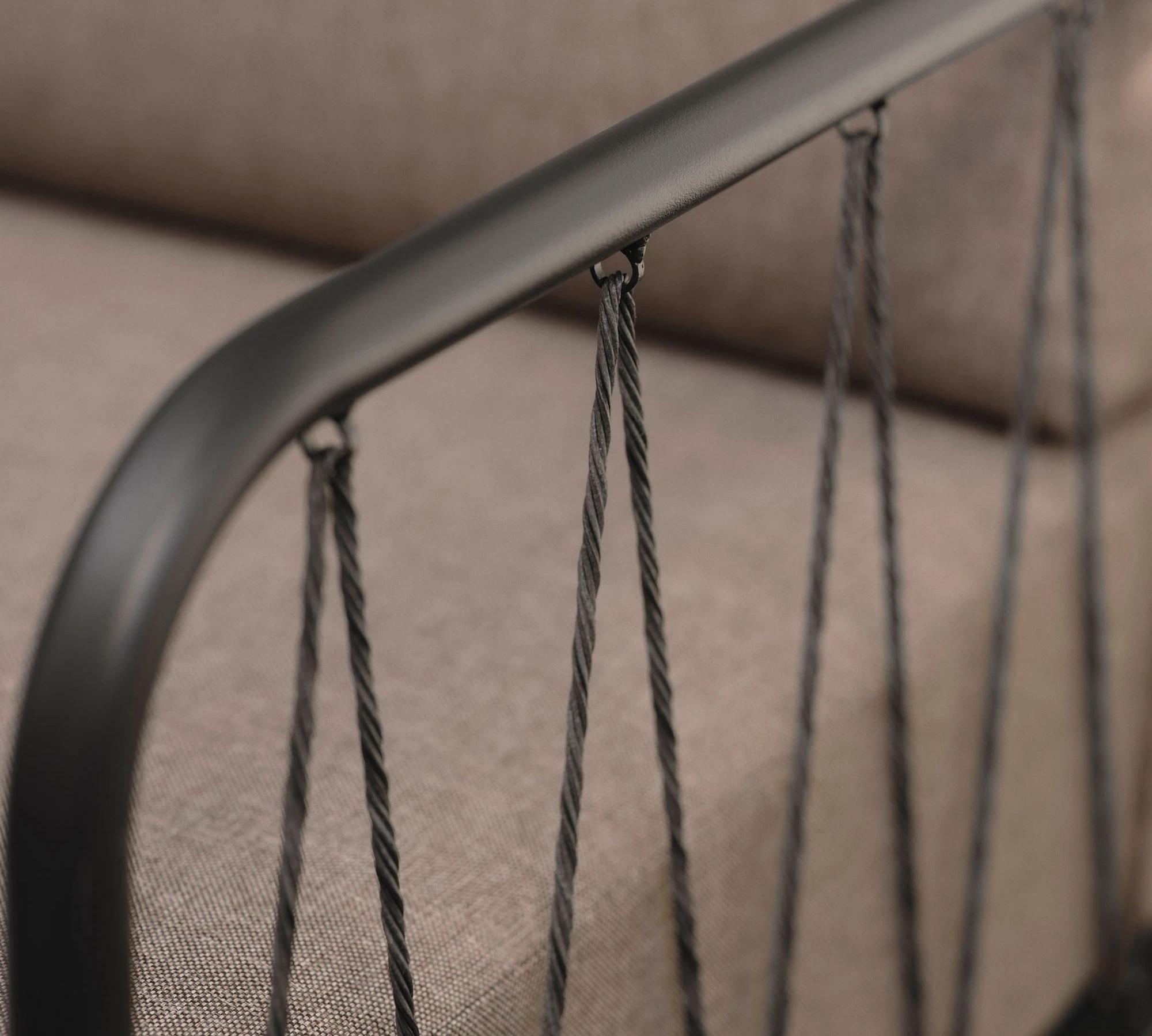 Hadley Outdoor 1-Seater Module Right Sesame 2