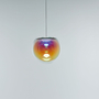 Iris Globe Pendelleuchte Glas Mehrfarbig 0