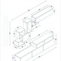 TV Schrank Kombination 210cm 6