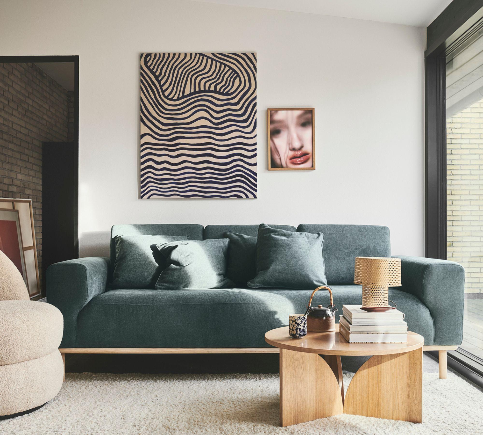 Vilmar Sofa 3-Sitzer Form Blue Grey 0