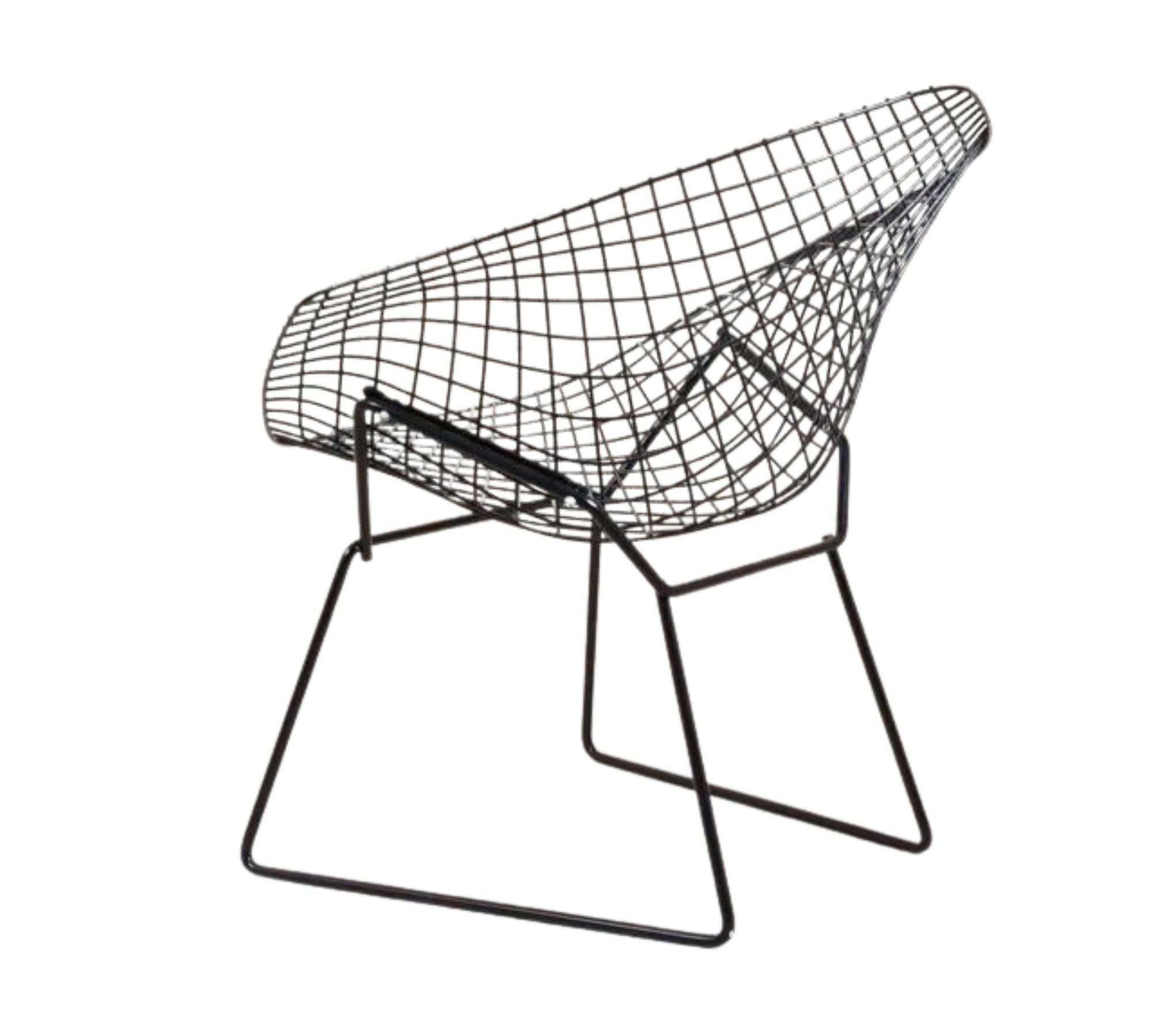 Bertoia Diamond Chair Schwarz  2