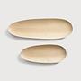2x Thin Oval Board Ash wood 0