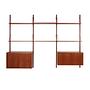 Teak shelf Brown 1960s 0
