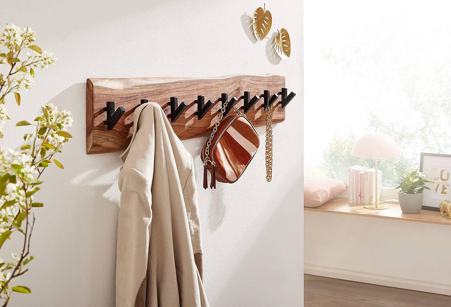 Wandgarderobe Damgarten Braun 3