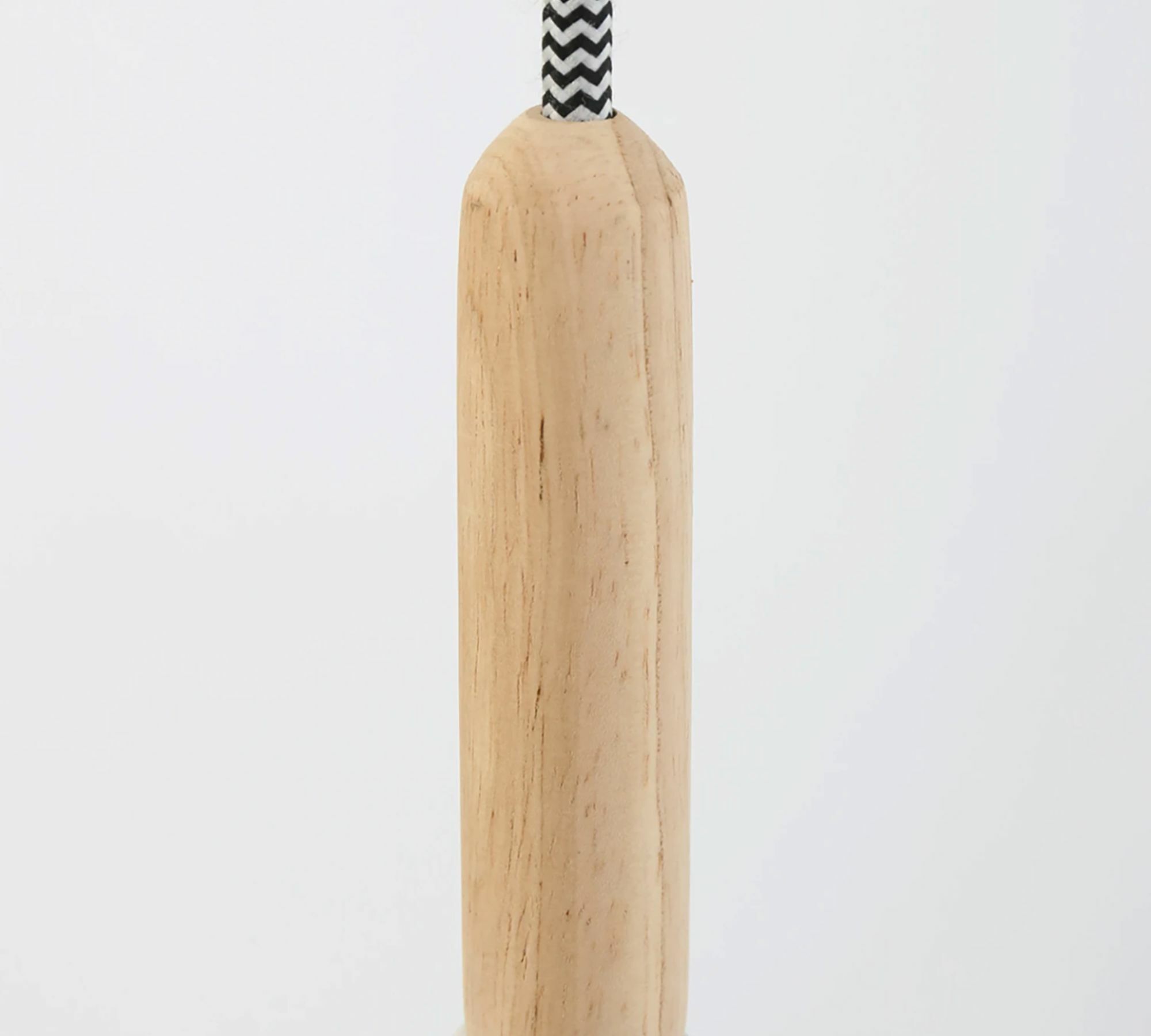 Pendant lamp aluminum beech wood white 2