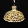 Vintage Pendant Lamp Ceramic Yellow 1960s 2
