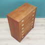 Vintage chest of drawers cherry wood brown 1970s 4