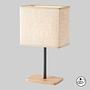 Tischleuchte Bozen Schwarz Beige 2