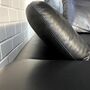 Sofa Chaise Lounge Left Leather Black 8