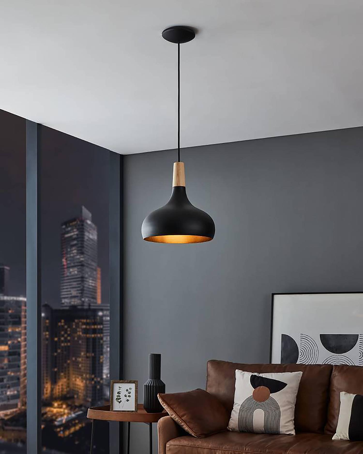 Sabinar Pendelleuchte Stahl 1-flammig 28cm 2