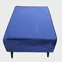 Hocker Samt Blau 3