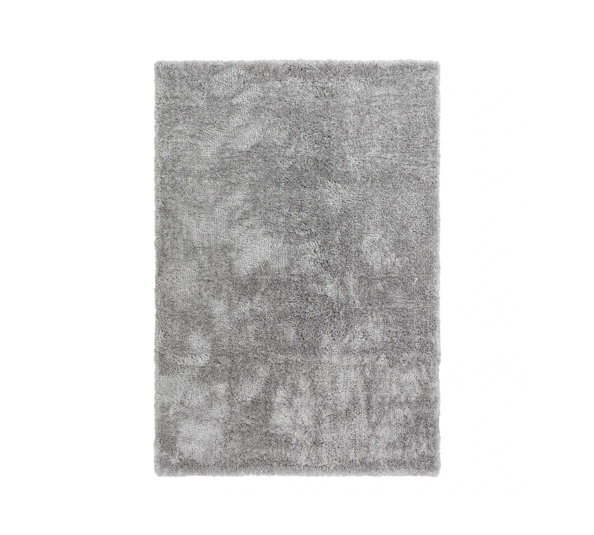Teppich Webstoff Lichtgrau 80 x 150 cm 0