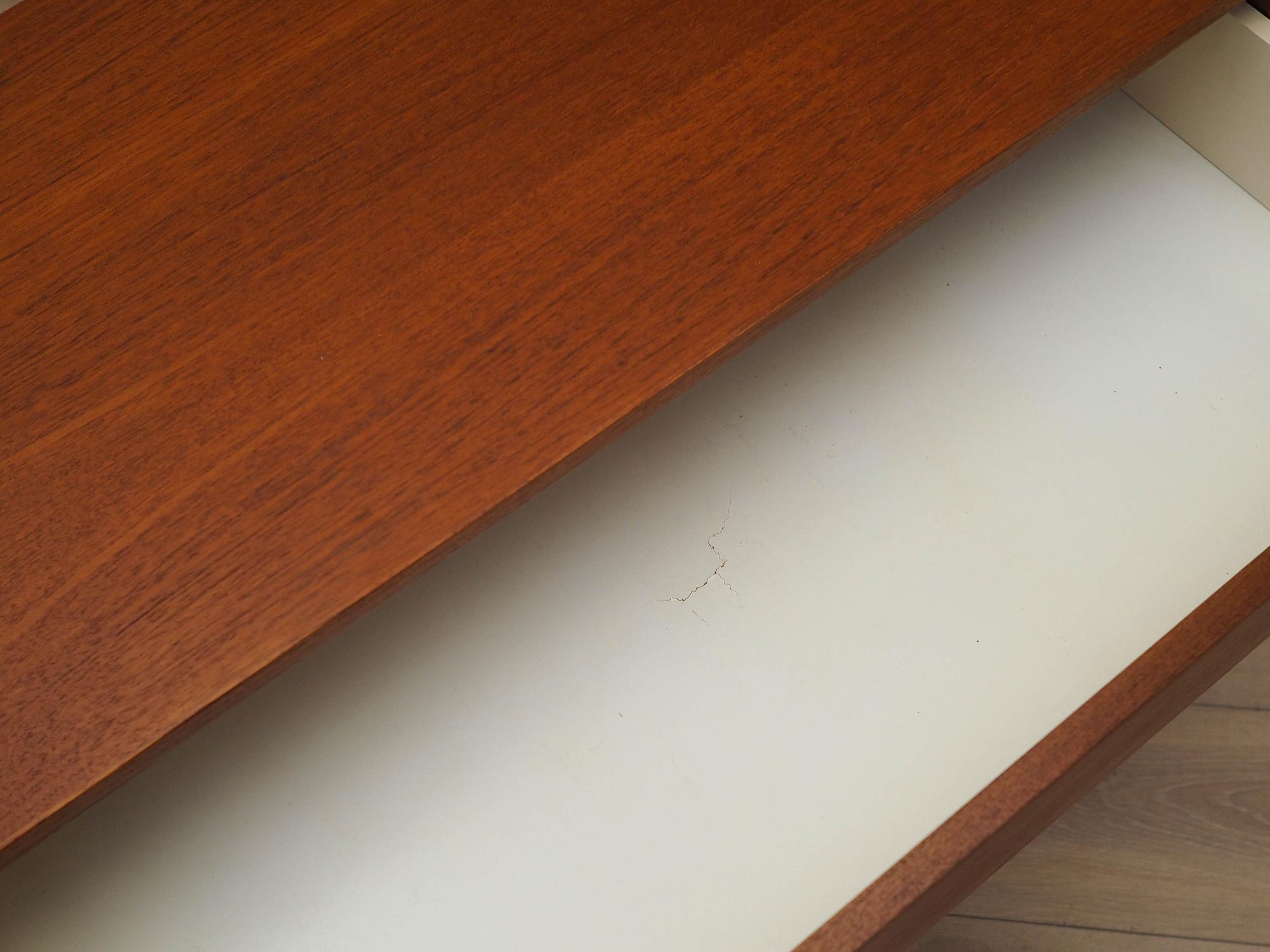 Teak-Kommode Braun 1970er Jahre 9